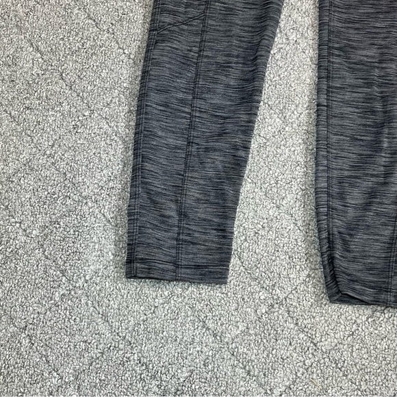 Athleta Metro High Waisted Leggings Herringbone Stretch Pants Womens Medium Gray - Picture 5 of 7
